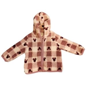 DISNEY Baby Sherpa Zip-Up Hoodie Size 6-9 Months